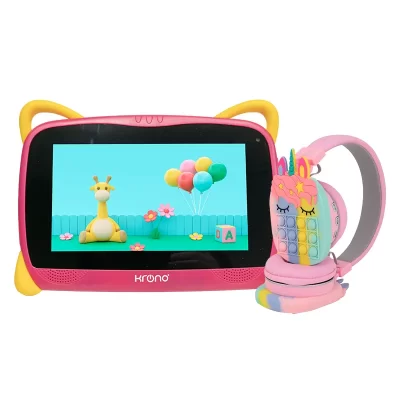 Combo Tablet Kids Plus Con Diadema Pop It