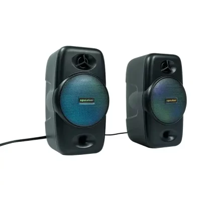 Parlantes Led Rgb Para Pc Gamer E-1055